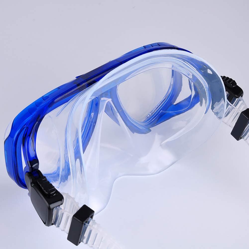 Máscara de Buceo para natación Adultos Máscara de Buceo antivaho Gafas de natación Equipo de Snorkel Gafas de Buceo de Vista Amplia con Tubo de respiración