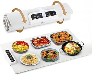 Electric Food Warming Tray with Adjustable Tempera...