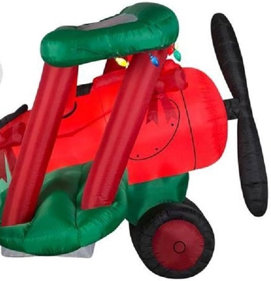 Snoopy airplane inflatable 12 foot animatronic snoopy christmas inflatable Clearance