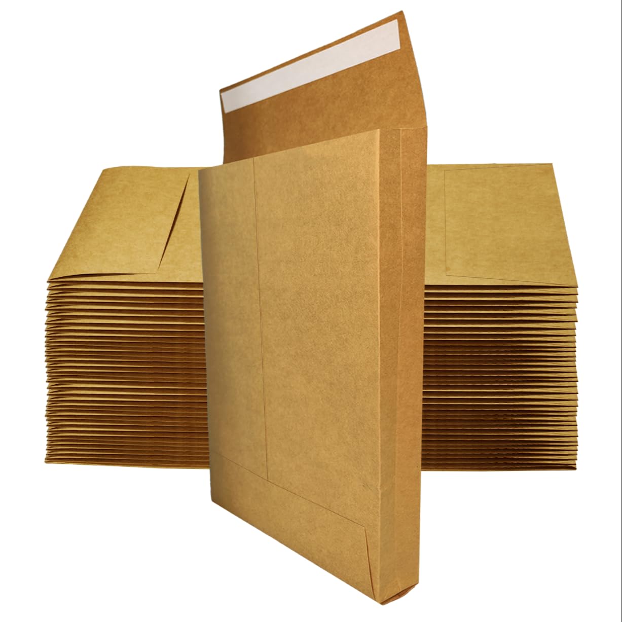 Tanshuqin 10.24" x 15.6" Expandable Envelopes Large Kraft Envelopes Catalog Envelopes for Home Office Business Storage and Organizing, Photos,