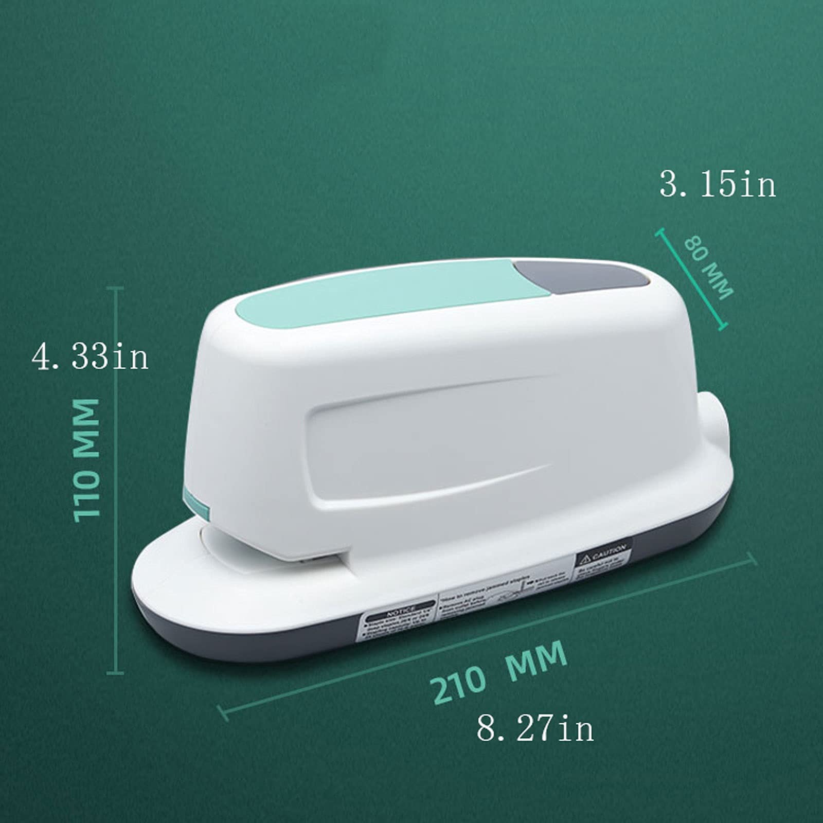 Liudan Cucitrice Palette Completamente Automatiche, 25 Fogli capacità, cucitrice Portatile e Durevole per Forniture per Ufficio per Ufficio, Aula Spillatrice