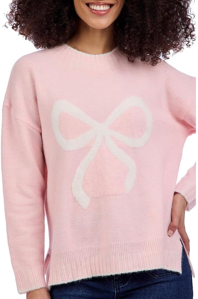 Mud Pie Womens Mud Pie Women's Wilder Bow Sweater - Image 2