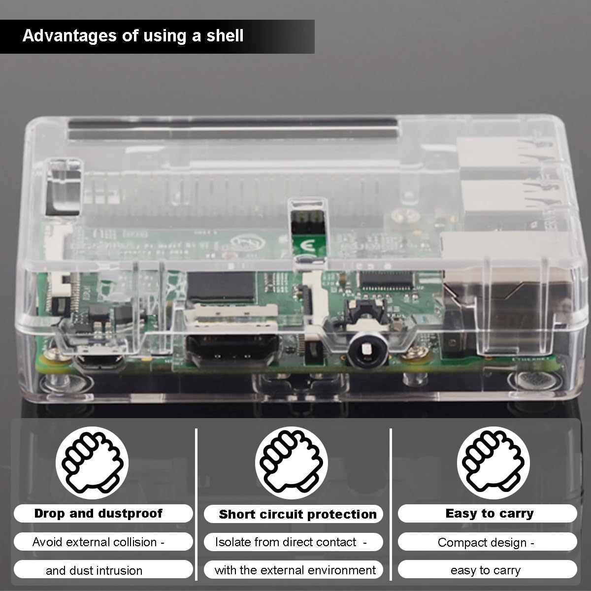 Amazon.co.jp: Youmile 2個セット for Raspberry Piケース用、for