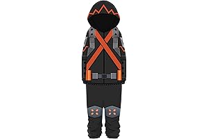 UNIQLO Unisex Anime Hero Academia Bakugo Costume 3D Print Hooded Onesie MHA Hoodie Tracksuit Cosplay
