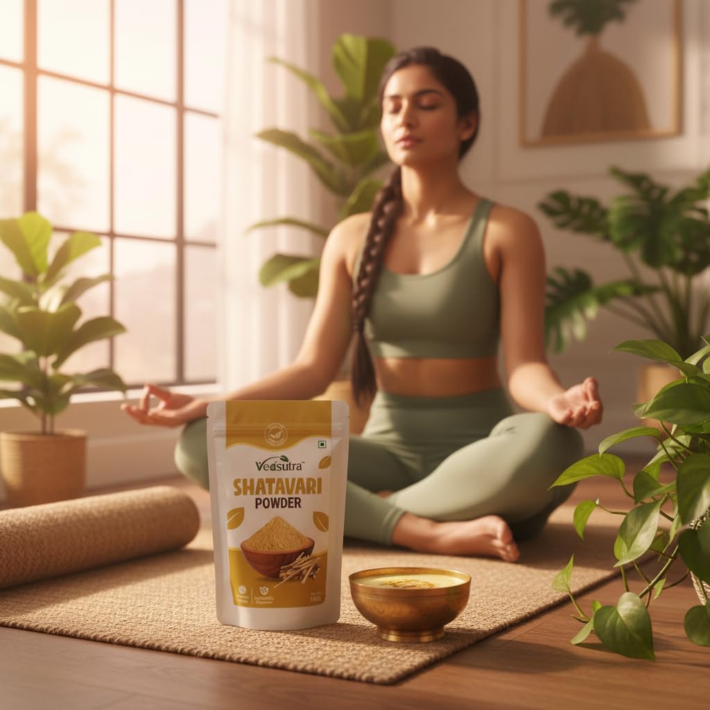 Vedsutra Shatavari Helps Boosts Health and Vitality 100g — Amazon image 5