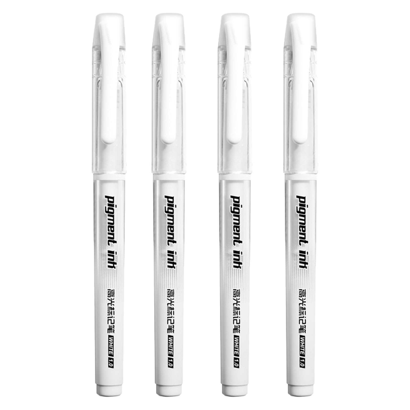LINXINS White Gel Pen set 1.0mm White Ballpoint Pen Highlighter for Black Paper,Sketching,Drawing, Sketching, Writing