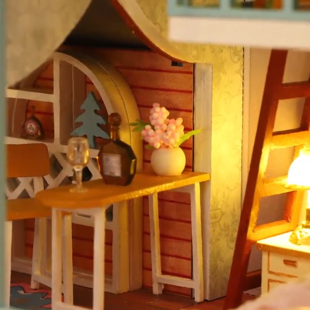 Keenso Évier Miniature 1:12 Pour Maison De Poupée – Bois Écologique, Design Moderne, Décoration Salle De Bain Ou Cuisine