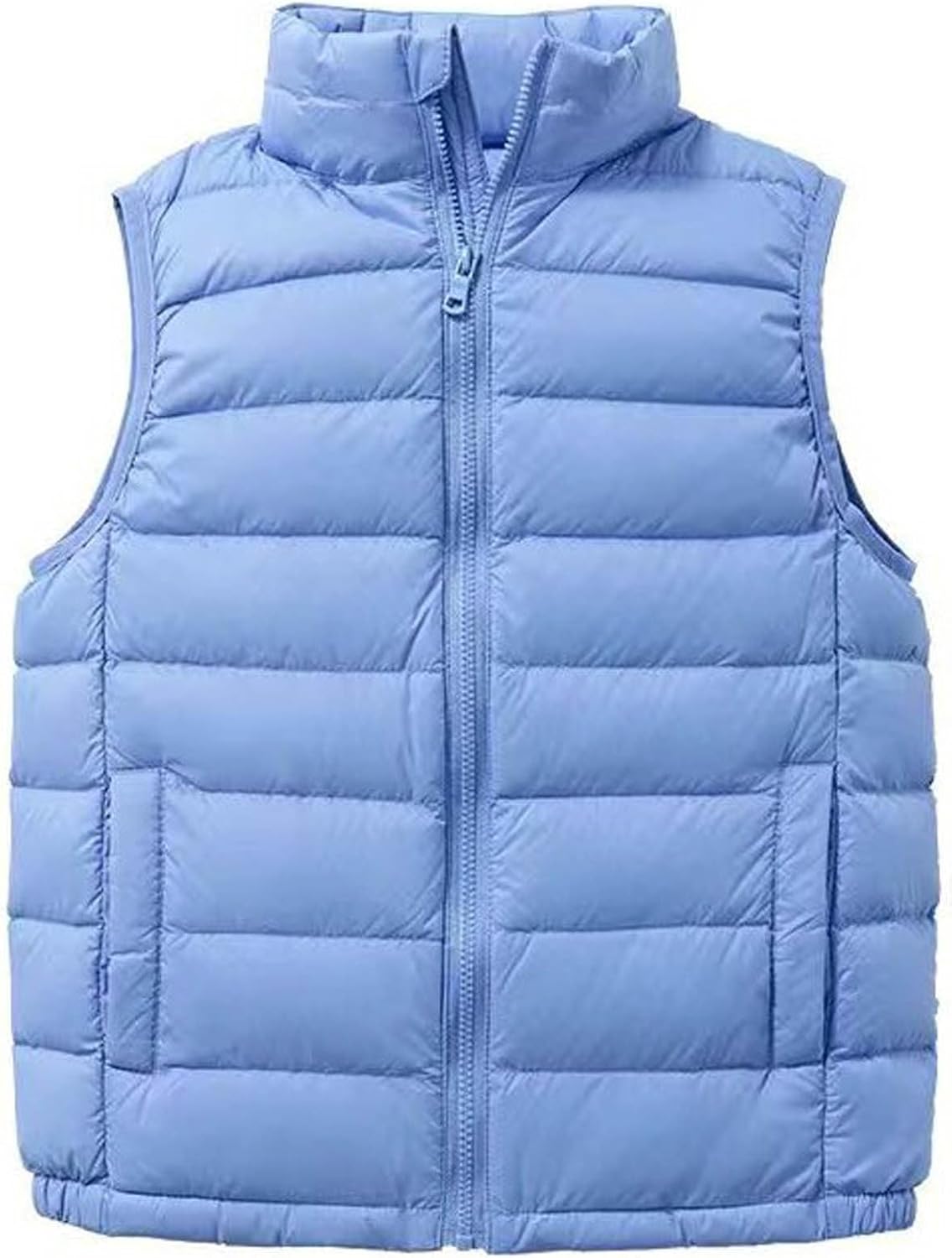 Puffer Vest for Girls Fashion Boys Sleeveless Jacket with Pockets Fall Kids Zip up Jackets Winter Warm Teens Clothes