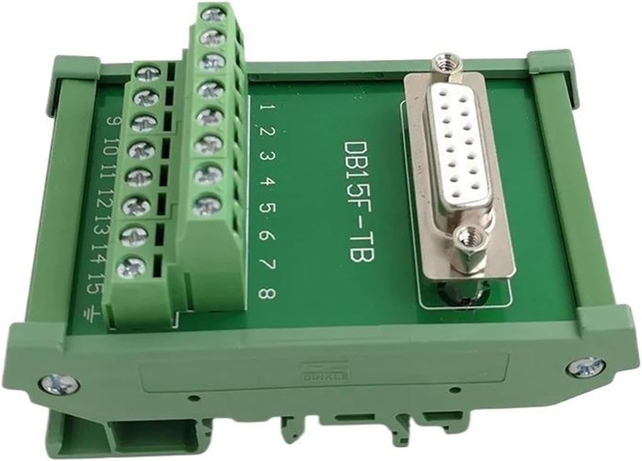 DB15 D Sub Connectors Din Rail Terminal Block Breakout Board Female(DB15 Female)