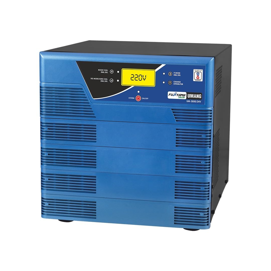 Fujiyama Umang 3000VA/24 Solar Inverter | rMPPT Technology | Pure Sine Wave | 36-Month Warranty | Hybrid, Smart Mode, LCD Display | for Home, Office & Shop (Umang 3500)-image-25