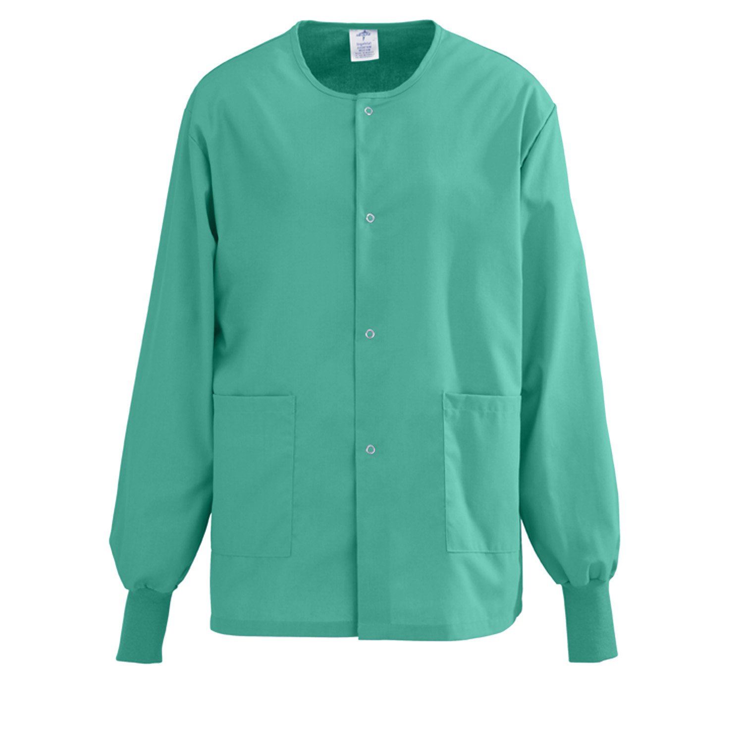 Medline PerforMAX 829 Unisex Snap-Front Warm-Up Jacket, Jade, Size 3XL