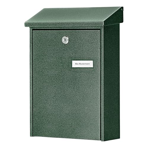 Burg Wächter Briefkasten, Namensschild, Aufklappbares Regendach, A5...