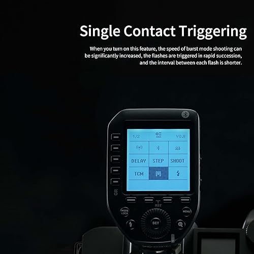 Miniatura 7 de Godox XProII-C - Disparador de flash inalámbrico para cámara Canon, versión de actualización XPro-C, 1/8000s HSS TTL Convertidor manual TCM Función