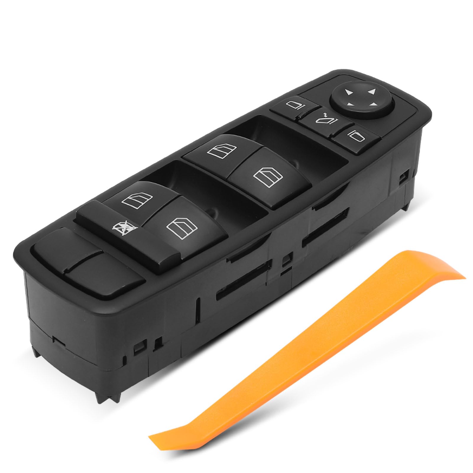 Frankberg Interruptores de botón para automóviles Delantero izquierdo Compatible con Clase R V251 W251 Clase M W164 Replace# 2518300290