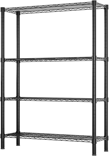 Miniatura 1 de Estantes de metal de pie, 36 pulgadas de ancho x 14 pulgadas de profundidad x 55 pulgadas de alto, estantes de almacenamiento de alambre de acero