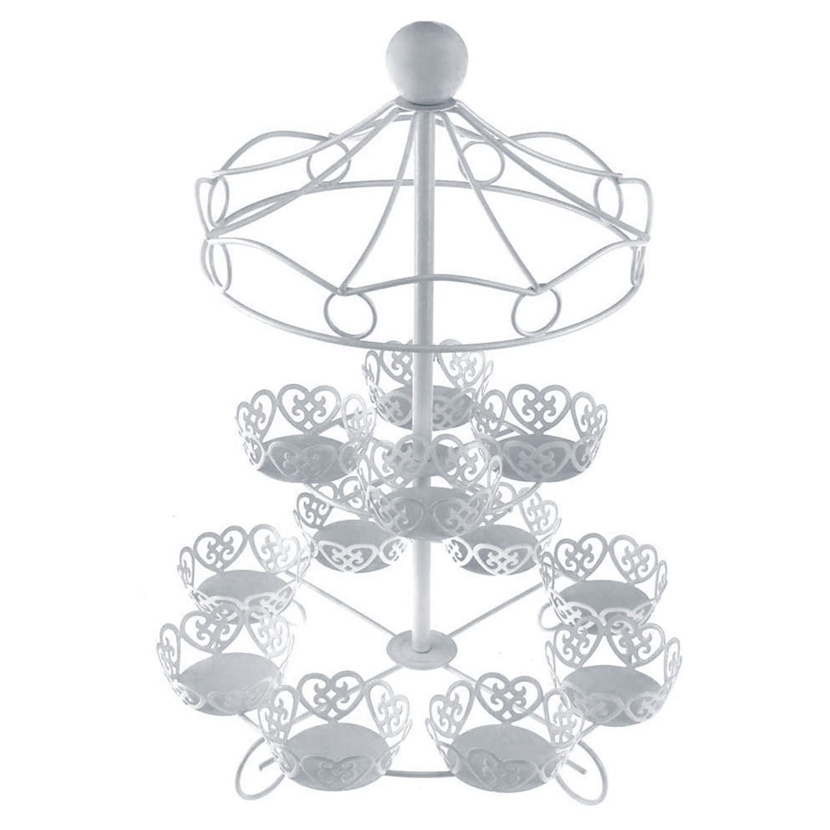 2 soportes para cupcakes, 2 , 12 cuentas, para bodas, tartas y tazas