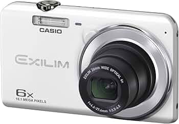 CASIO EXILIM ホワイト デジタルカメラ 充電器付き Amazon.co.jp: CASIO デジタルカメラ EXILIM EX-ZS28WE 広角26mm