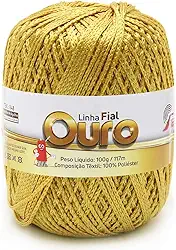 Linha Ouro - Cor Ouro, 100g - Fial