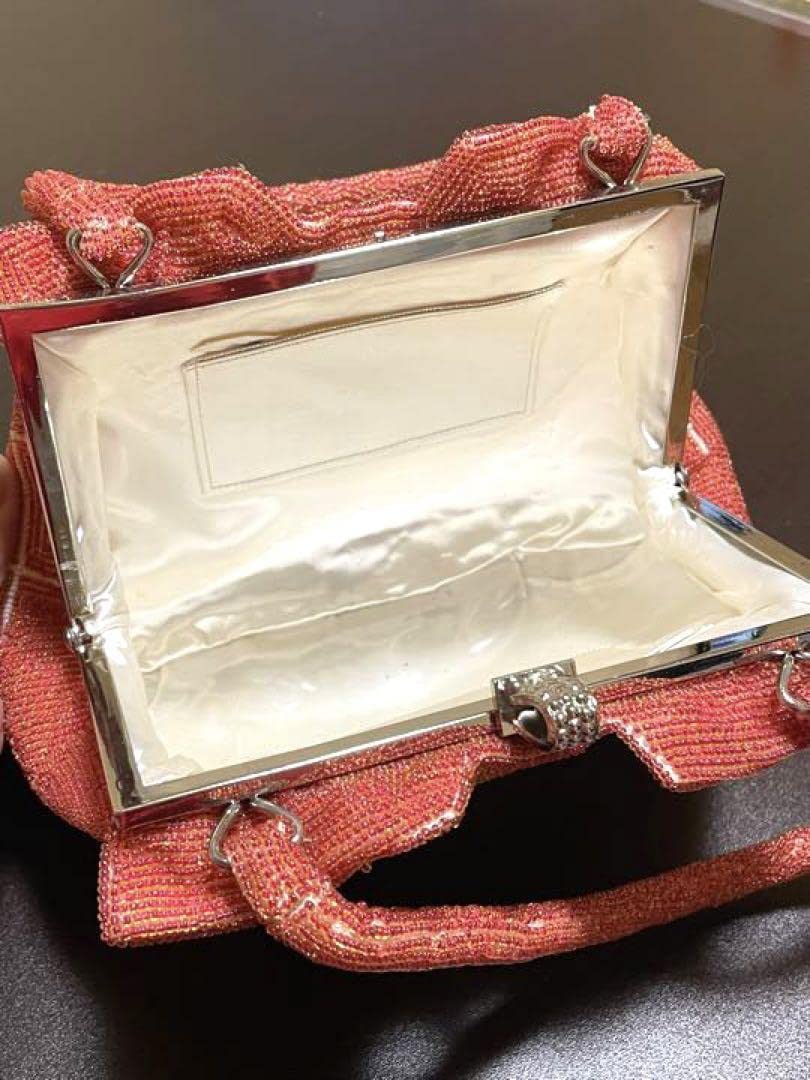 Amazon.co.jp: 和装 ビーズ バッグ 大正浪漫 昭和レトロ がまぐち