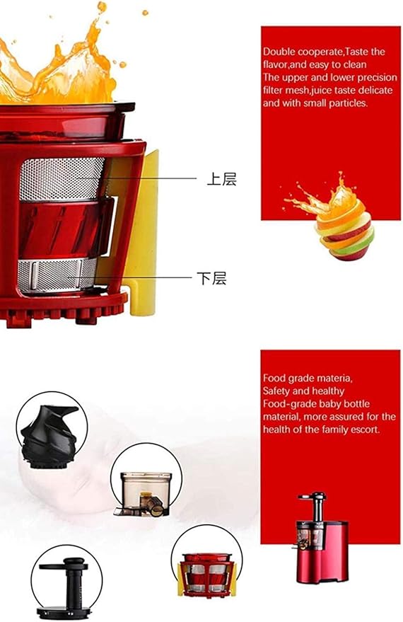 Extractor de Jugos Multifunción para Frutas y Verduras con Tecnología de Bajo Ruido miniatura 4
