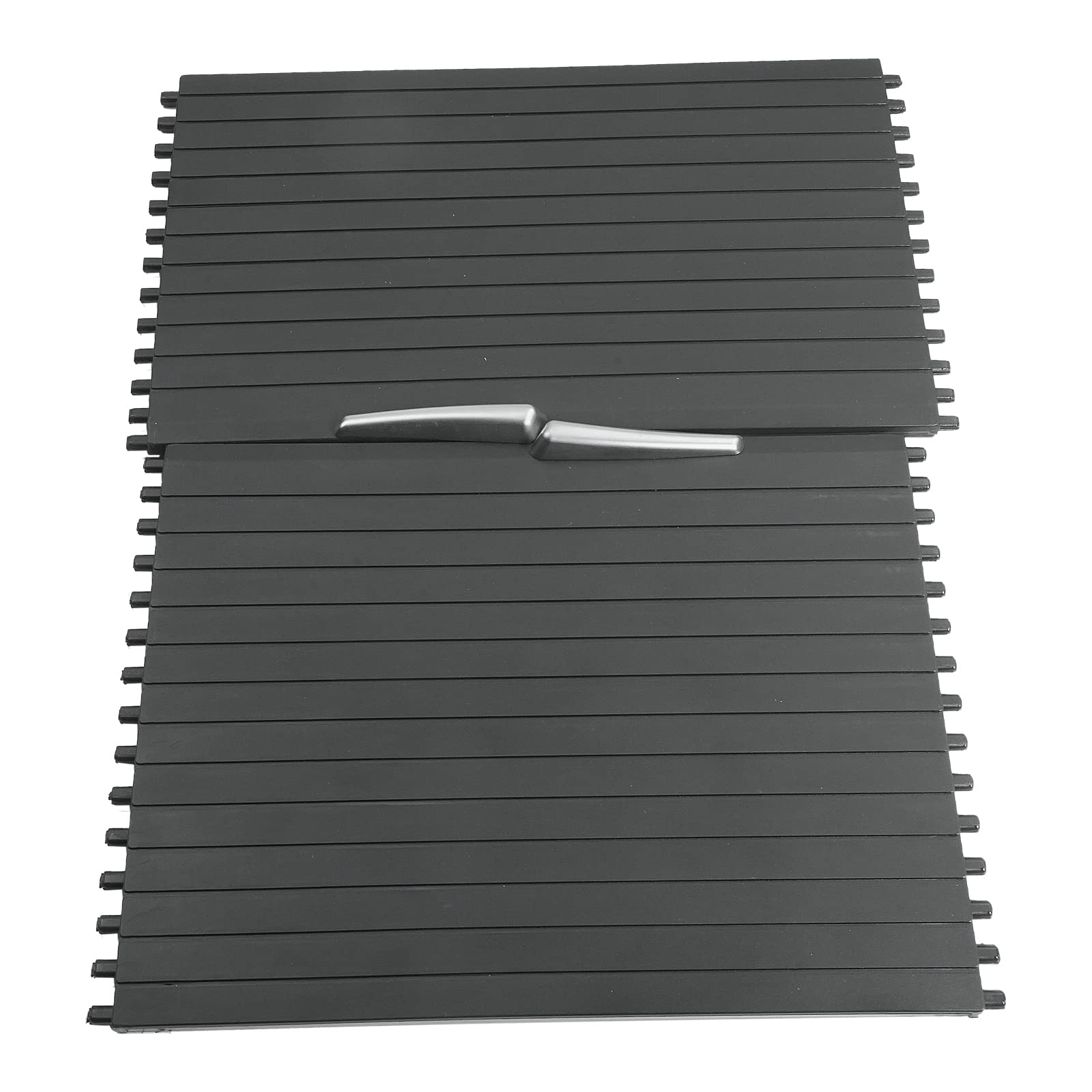 Mogankey Center Console Roller Blind Car Interior Cup Holder Rolling Slider Panel Cover Compatible with BMW X5 E70 2006-2013 X6 E71 E72 2007-2014 Replace 51166954943, 5116 6954 943