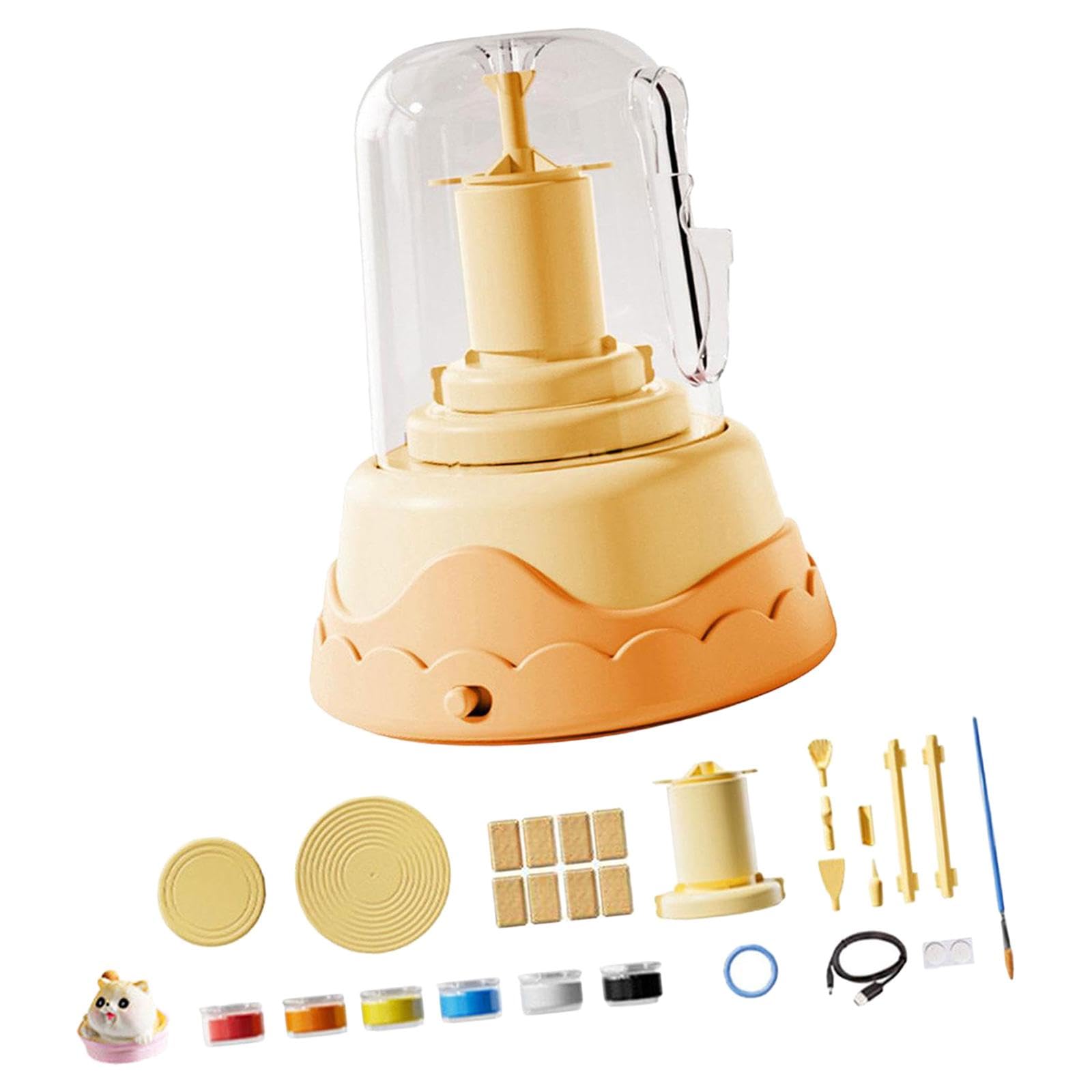 Töpferscheiben Set für Kinder – DIY Bastelprojekte, Bastelaktivitäten, Kunst Bastelset
