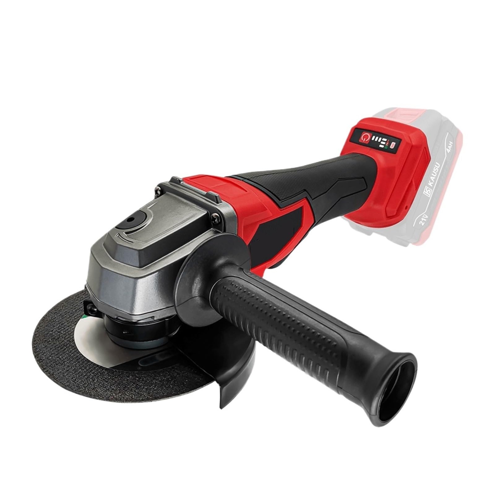 Smerigliatrice elettrica, 125MM M14 Smerigliatrice angolare elettrica senza spazzole Macchina da taglio a velocità variabile Rettifica utensile elettrico batteria 18V (senza batteria)