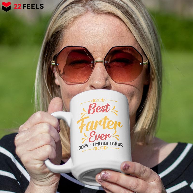 Amazon.com: 22Feels Large Best Dad Ever Mug Funny Father Coffee Cup Father's  Day for Papa From Son Daughter to Daddy First Time Parent New Child Present  (15oz) : Home & Kitchen