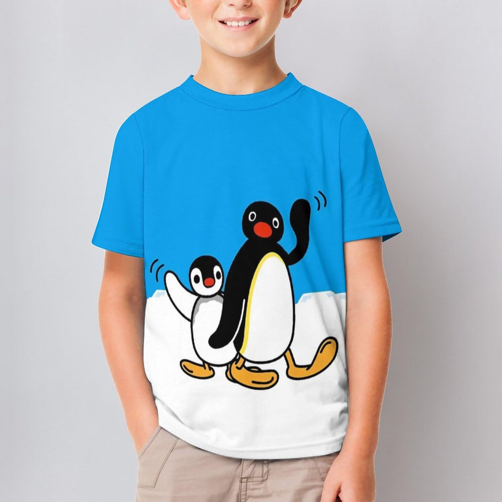 Amazon.co.jp: キッズ Tシャツ ピングー キャラクター ペンギン 子供