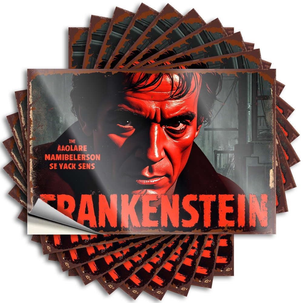 Frankenstein: A Modern Retelling Southern Funny Sticker | Men Stuff Waterproof Vinyl Bumper Fishing Removable Decal Peel Stick(8X12CM)
