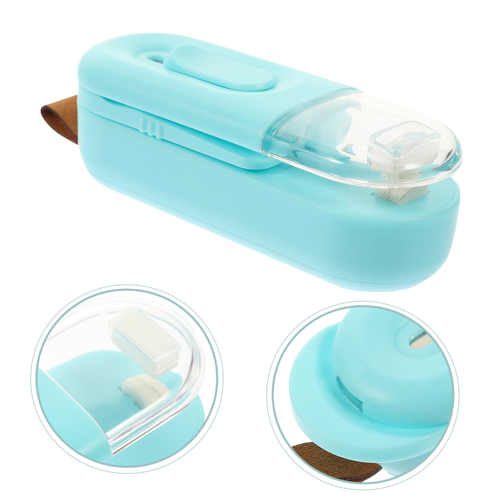 Mini scelleuse de sacs,Scelleur de sacs 2 en 1 avec coupeur,Scelleuse de sacs rechargeable,Scelleur de sacs portable,pour garder les sacs en plastique frais et les snacks croustillants (Blanc