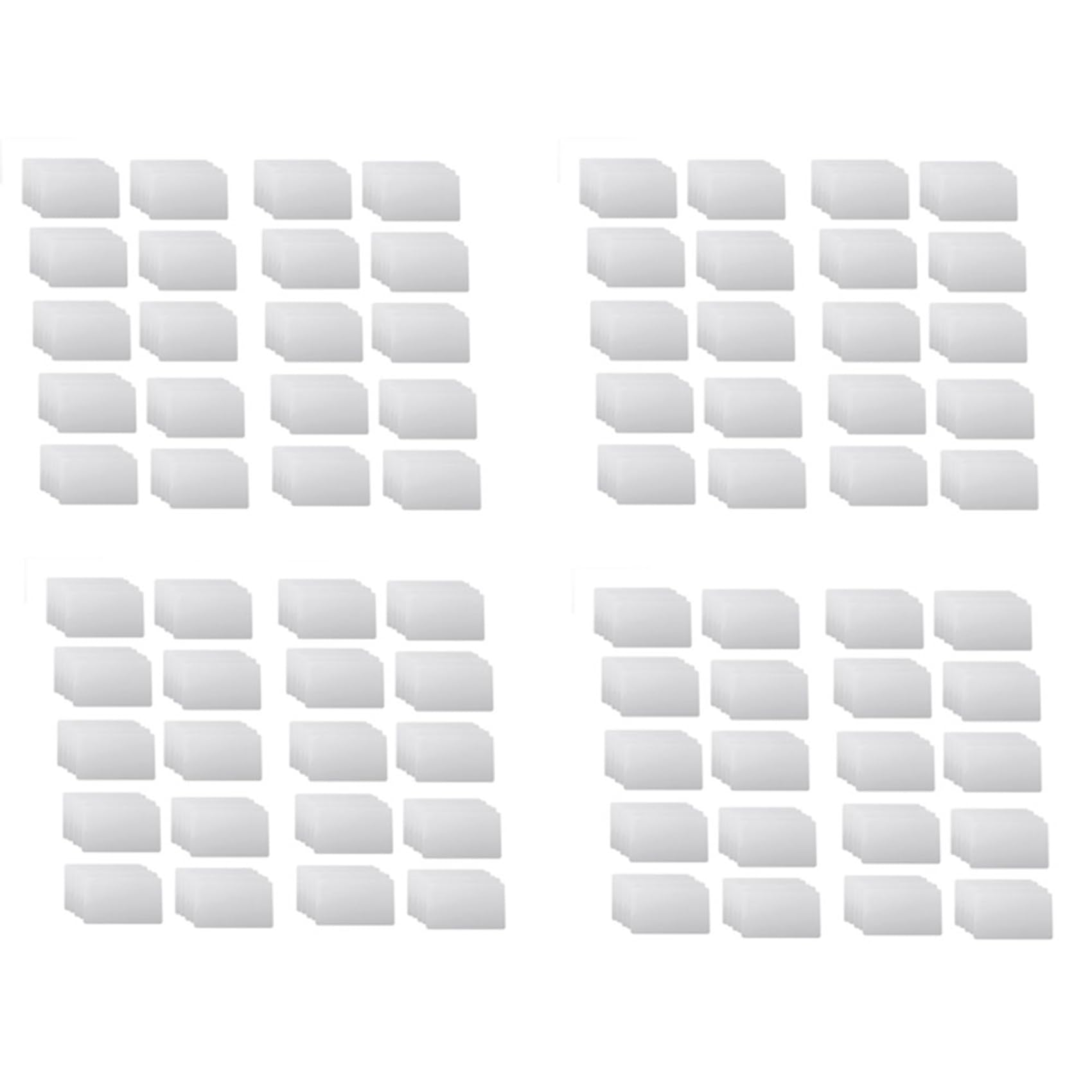 Jnchdghwa White 400Pcs Rfid Card 13.56Mhz Proximity Smart Cards S50 Rewritable Copy Key For Access Control System