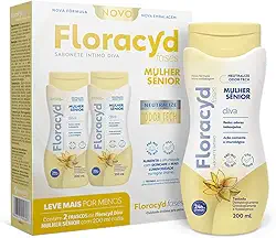 Kit Sabonete Íntimo Floracyd Fases - Mulher Senior -Diva 200ml 2 Unidades