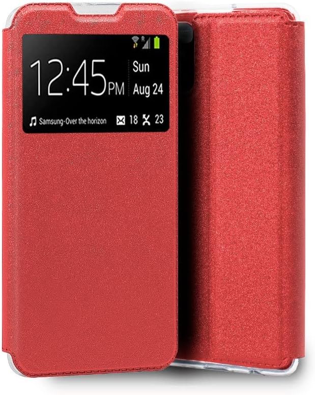 Cool Flip Cover Case for Xiaomi Redmi 10 Smooth Red