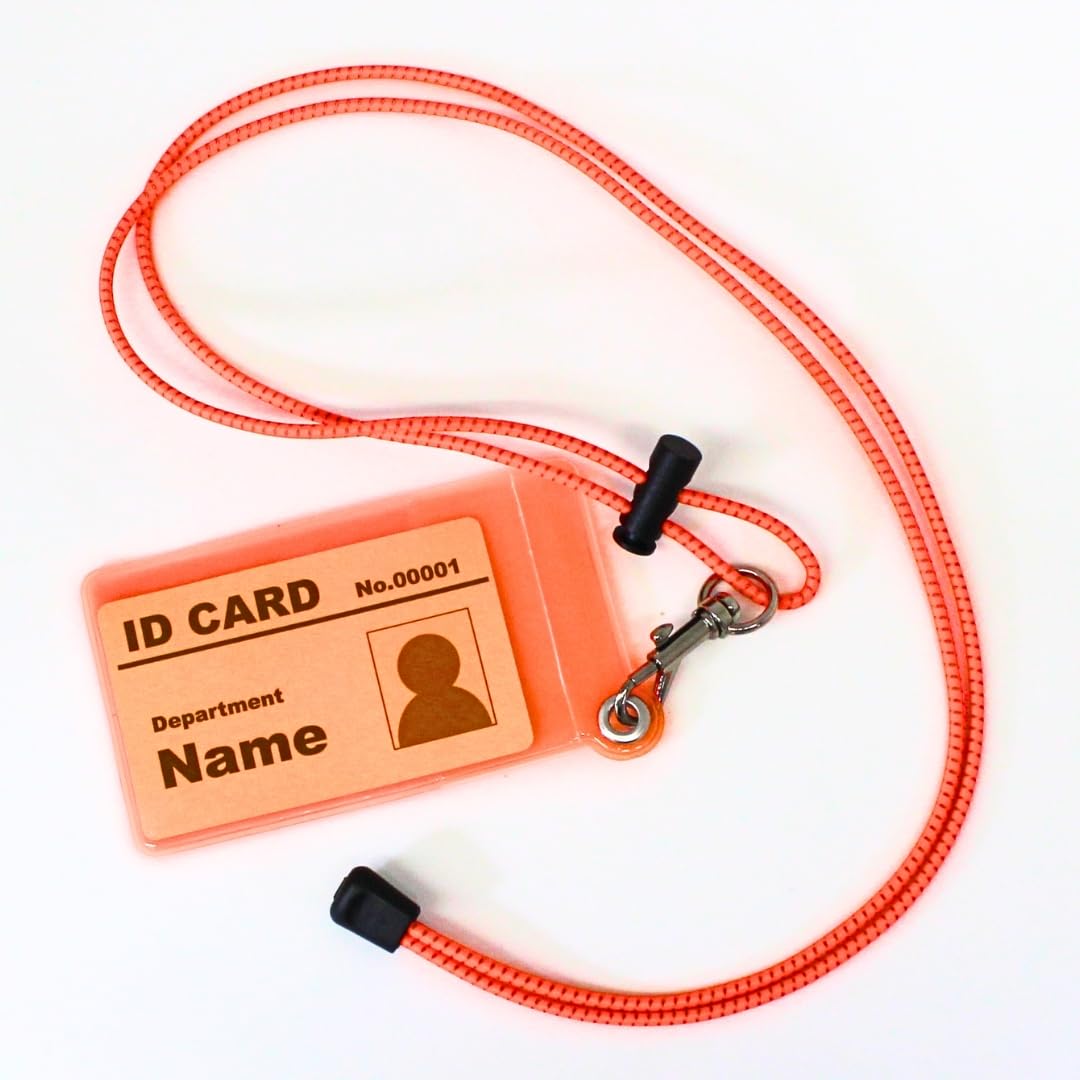 Amazon | [PLAYFULPICTURES!] ネックストラップ付き クリアカラー ID