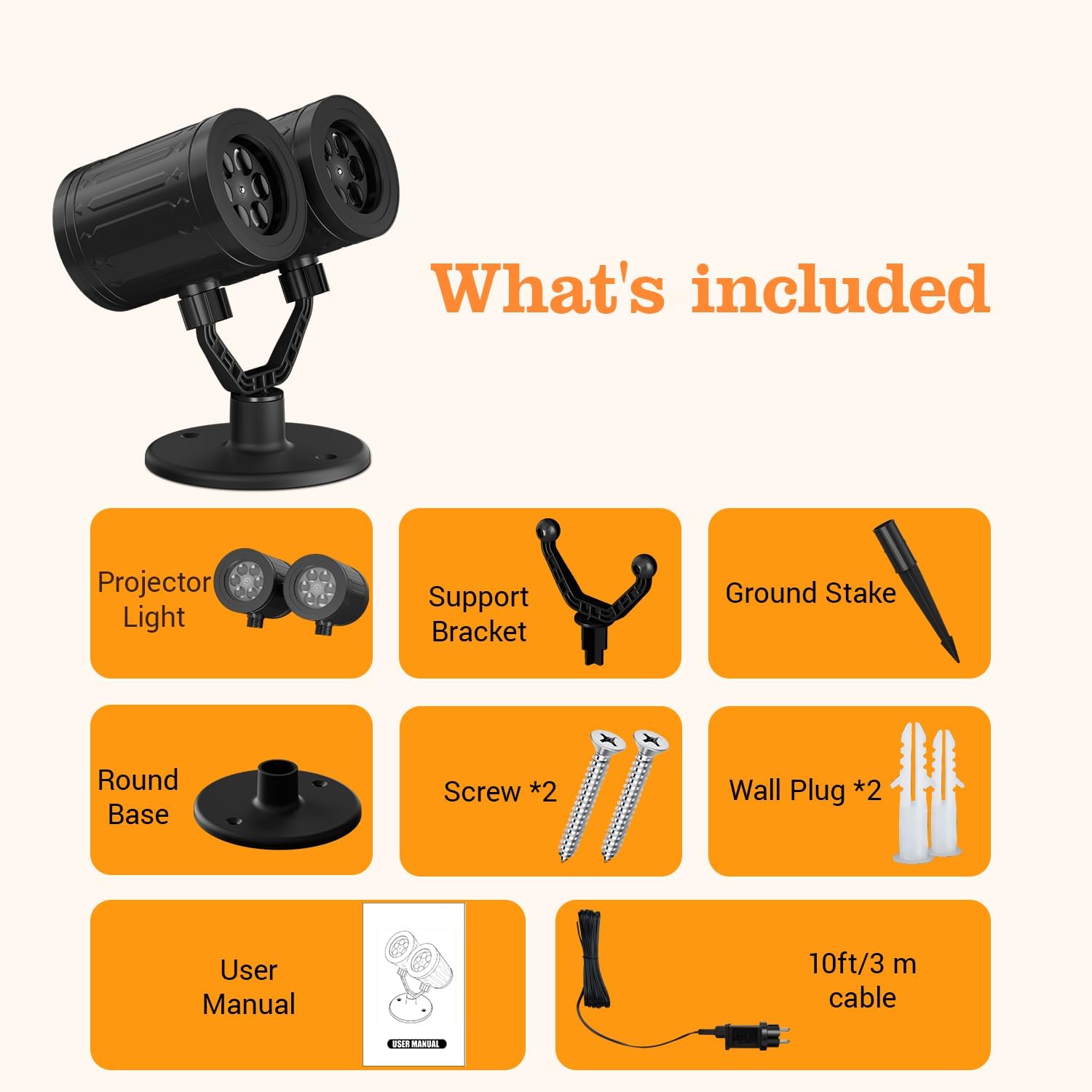 Christmas Projector Lights Outdoor, Snowflake Lights Night, Christmas Dynamic Snow Lamp Projection, Xmas Holiday Indoor Party Decor, Waterproof Snow Flake Projector Light Home Decorations