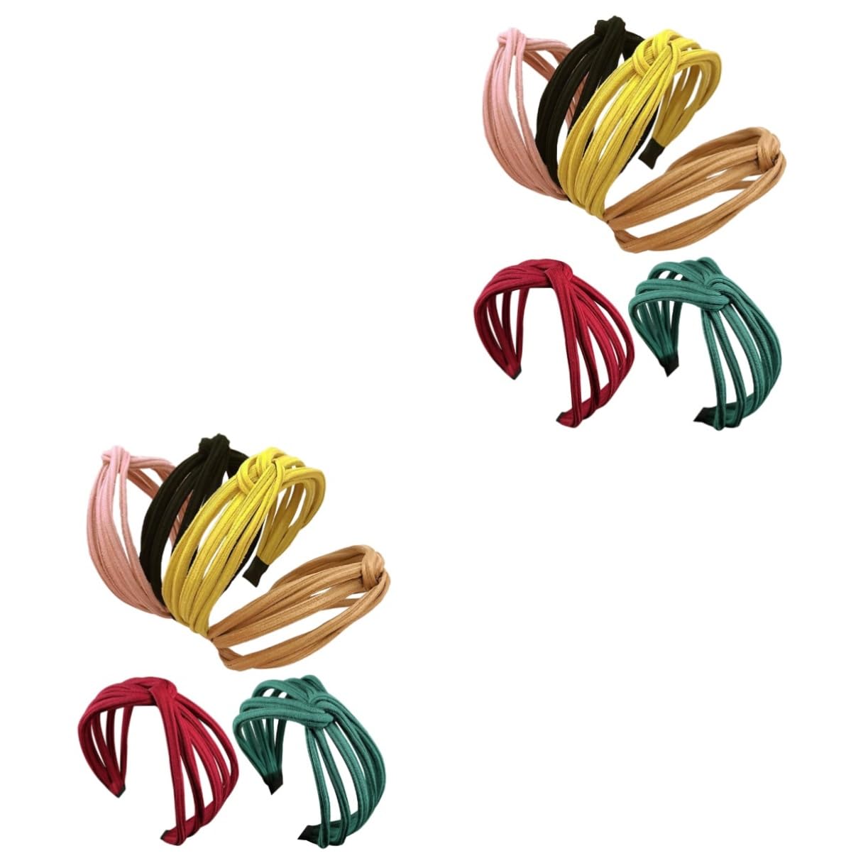 Didiseaon 12piezas Diademas De Moda Para Mujeres y Niñas Accesorios De Cabello Para Yoga Maquillaje y Ocasiones Especiales
