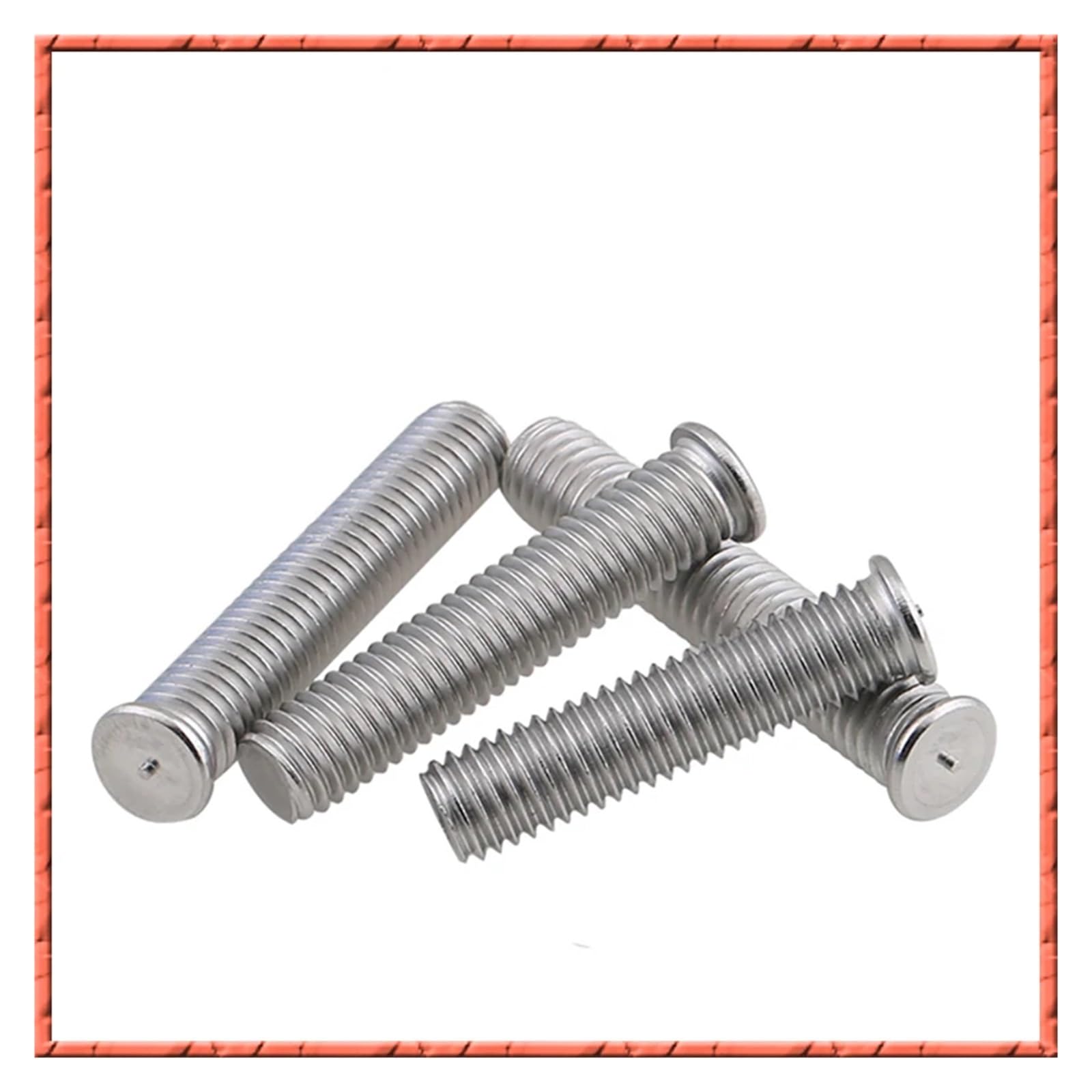 Perni a saldare in acciaio inossidabile, Viti for saldatura a punti in acciaio inossidabile 10-24 for a 200 pezzi Argento Dimensioni multiple(1",8-32)