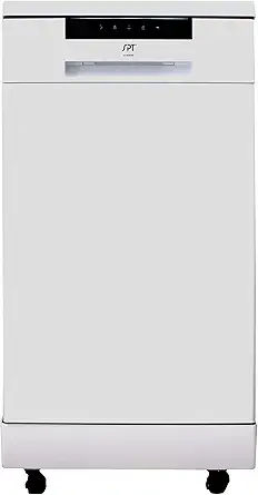 SPT SD-9263WA 18-Inch Portable Dishwasher with ENERGY STAR, 6 Wash Programs, and Stainless Steel Interior