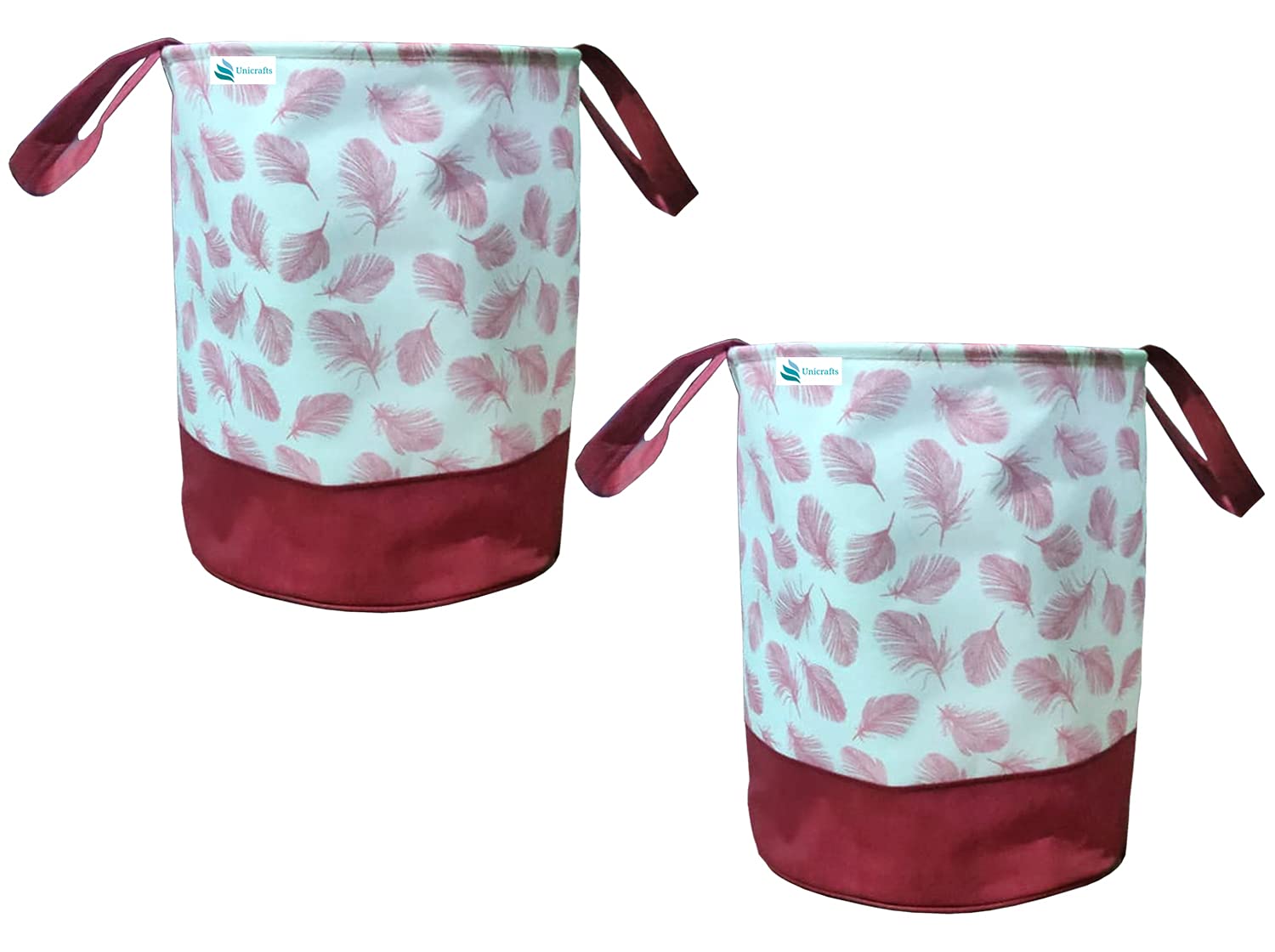 laundry bag (Maharoon Mor Pankh, 45 L Pack of 2)