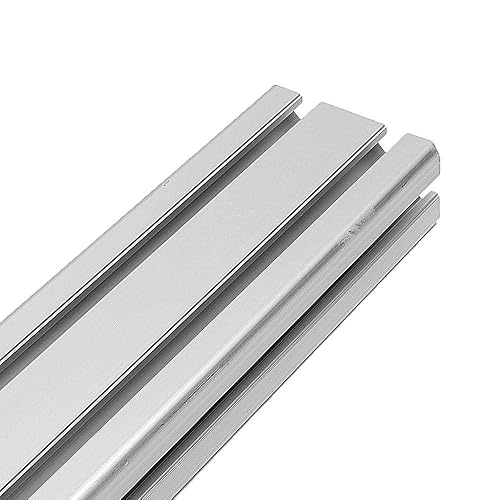 Miniatura 6 de LLBB 3.937-55.118 in Plata 4080 T-Ranura extrusiones de aluminio 1.575x3.150 in Marco de extrusión de perfil de aluminio para máquina de grabado