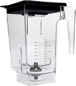 72 oz Blender Replacement Jar Compatible with Blendtec Blenders, BPA-Free Container with Lid and Stainless Steel Blade Assembly, Ideal for Home Kitchens, Smoothies, Cafes and Commercial Use
