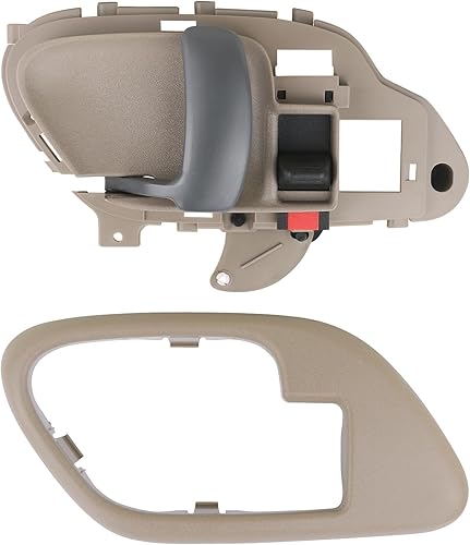 Miniatura 10 de APPERFiT Manija de puerta interior con kit de bisel LH (gris) compatible con Chevy Chevrolet GMC Truck C1500 C2500 C3500 K1500 K2500 K2500 K3500