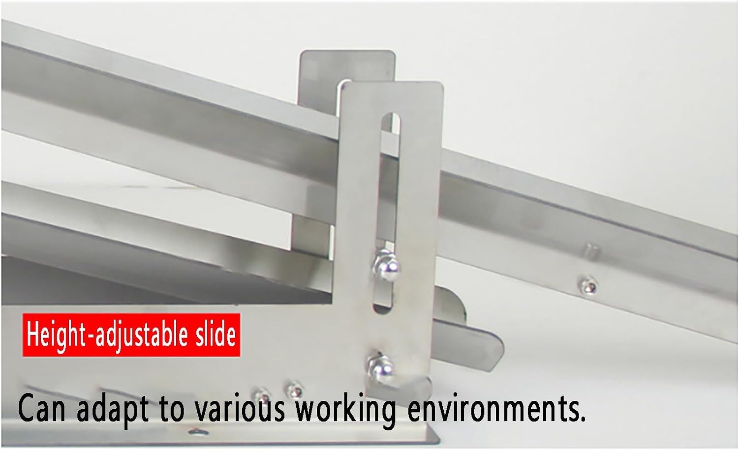 Commercial Egg White Separator, Stainless Steel Fast Egg Separator, Adjustable Slide Height and Nut, Anti-drip Design, Adjustable Slide Height, Thickened Steel Plate, for Home Kitchen