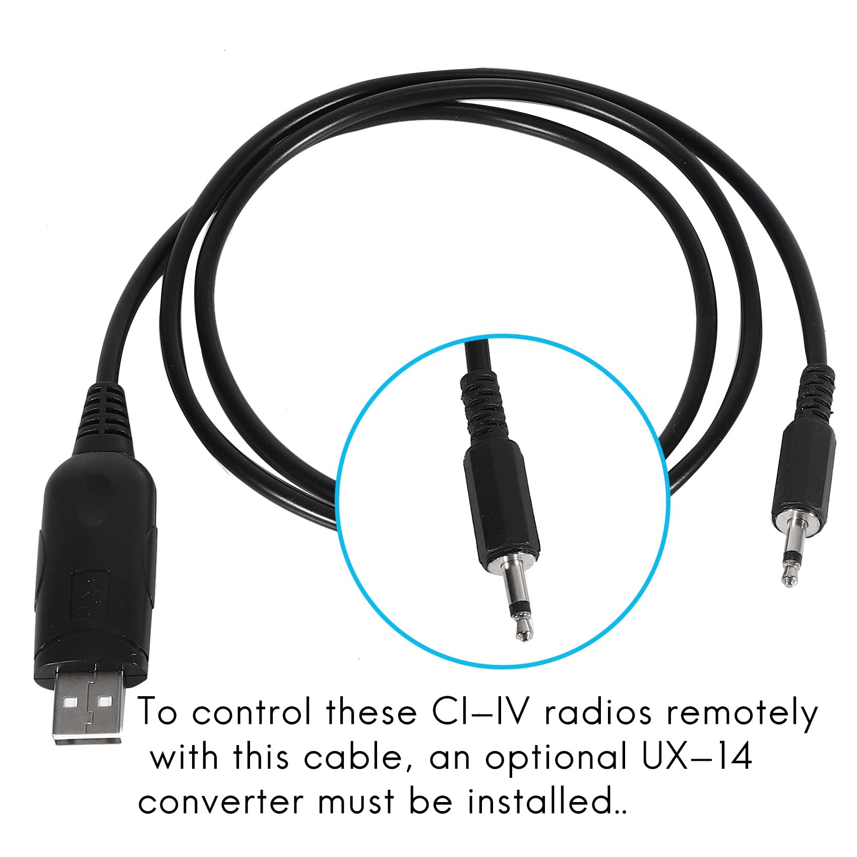 Cavo USB Interfaccia CI-V Per Icom CT-17 – Compatibile IC-706 IC-7000 IC-7400