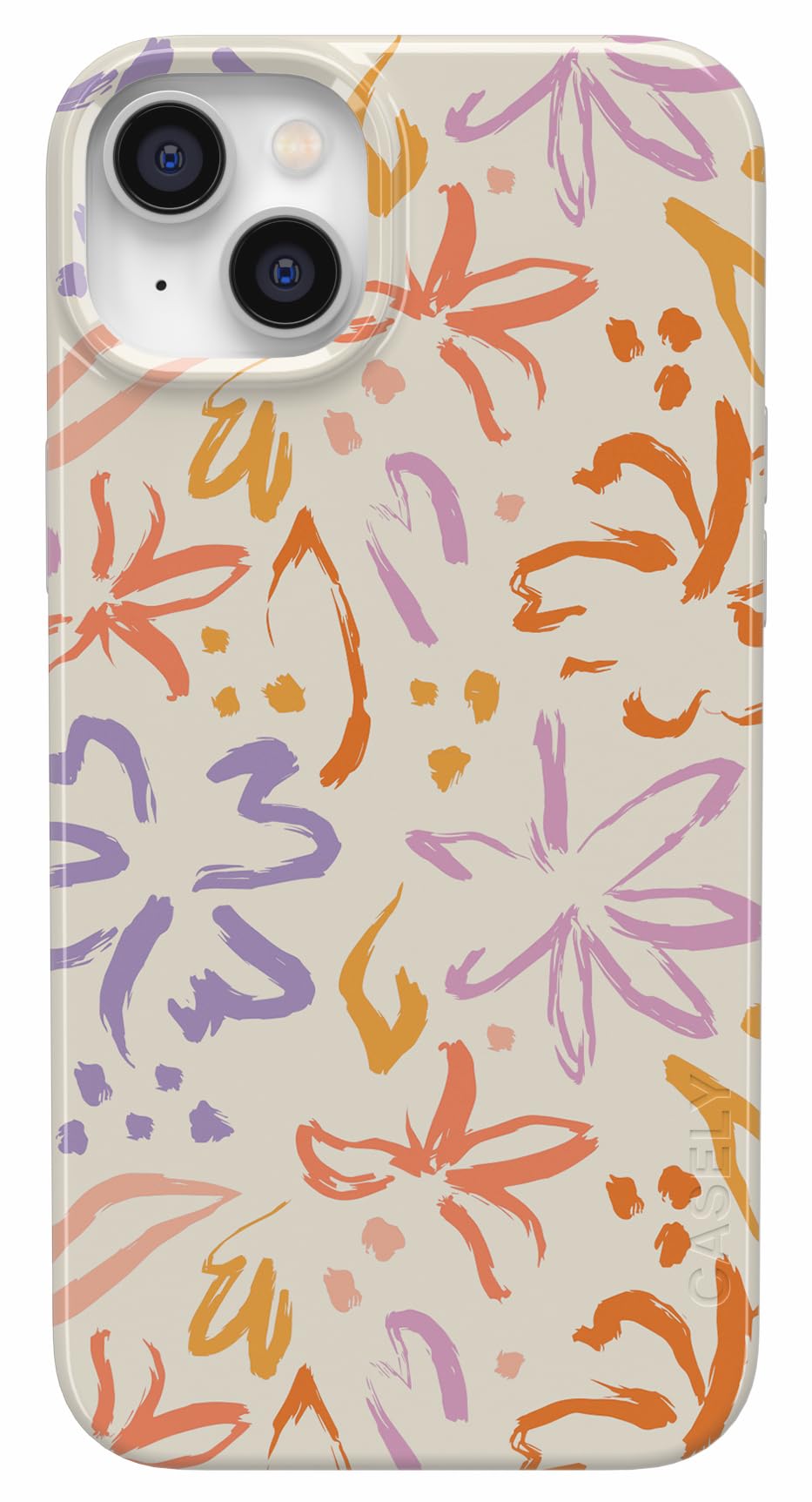 Casely iPhone 14 Case | Hibiscus Blooms | Hawaiian Floral | Compatible with MagSafe | Classic Ultra Slim Design
