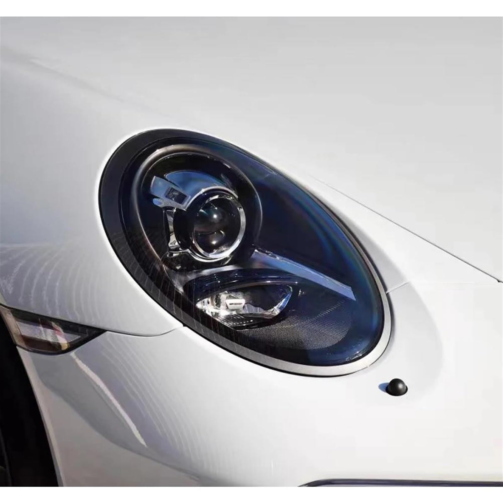 Couvercle Phare Transparent Pour Porsche 911 991 (2012-2018) - Protection Lentille Avant Droite Ou Gauche