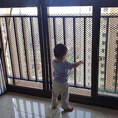 Black Plastic Mesh Fence Roll - 3 Inch Hole Garden Netting, Extra Long 5/10/15/20/25/30/50m, Flexible Barrier for Balcony Privacy and Outdoor Protection