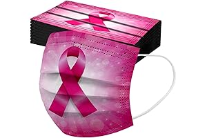 Pink 50 PCS Disposable Face Masks