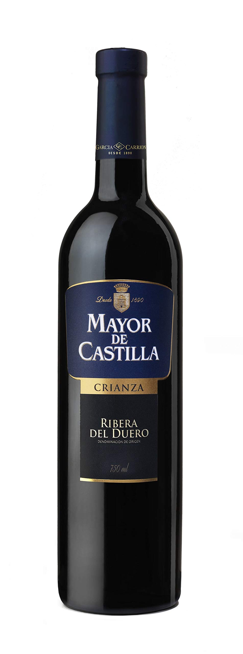 Mayor de Castilla Crianza - Vino Tinto D.O Ribera del Duero - Caja de 6 Botellas x 750 ml